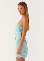 Sequin Sweetheart Cut Out Mini Dress Cocktail 15