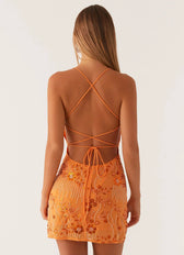 Sequin Sweetheart Cut Out Mini Dress Cocktail 12