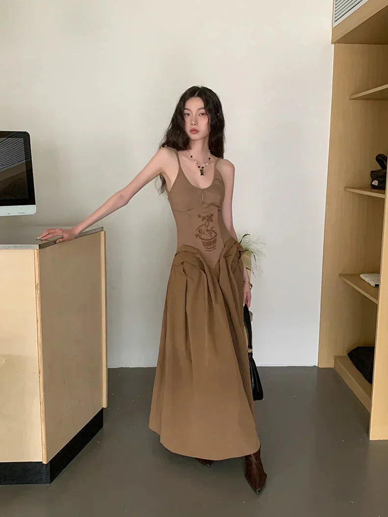 Classic Corset Maxi Dress