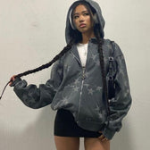 Vintage Star Graphic Hoodies