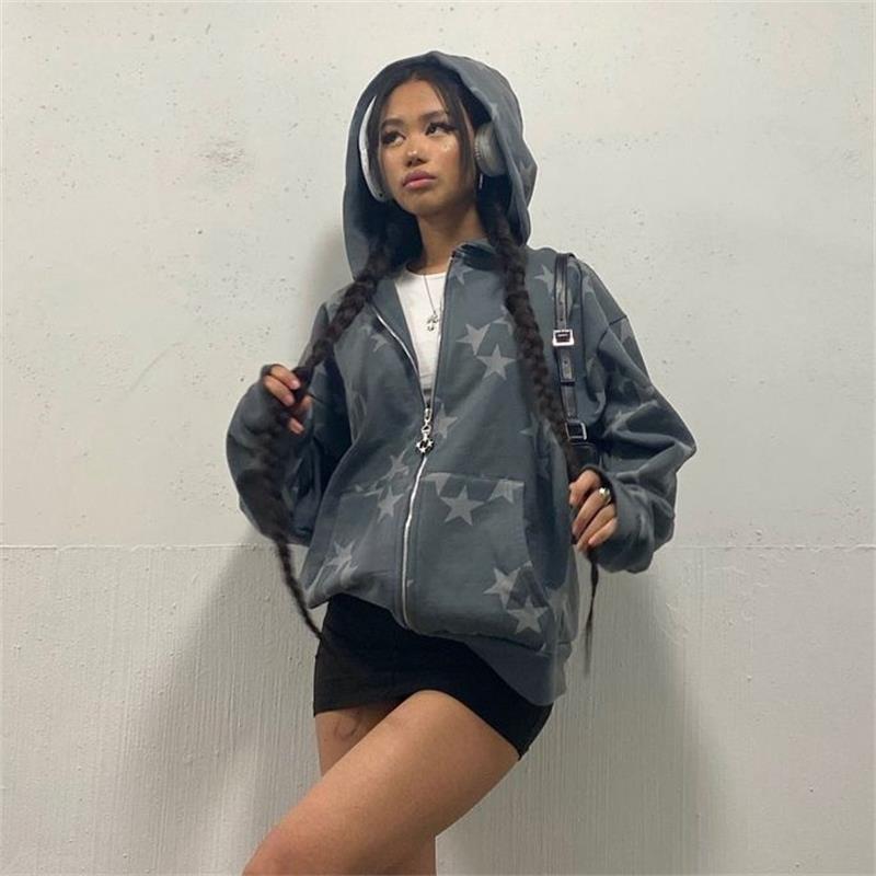 Vintage Star Graphic Hoodies