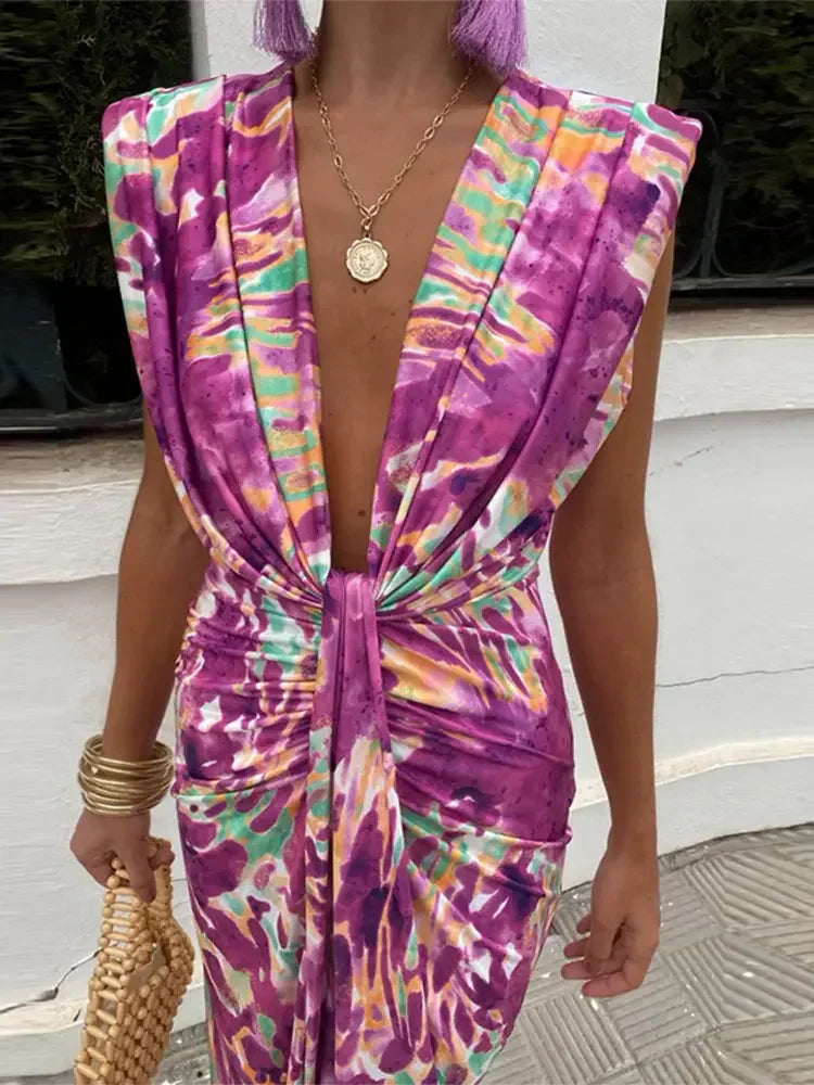 Morena Tailored and Elegant Summer Dress for Women Easy Wear Style