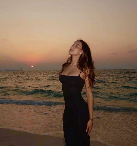 Simple Spaghetti Straps Sheath Black Prom Dress Party Gown cc1980