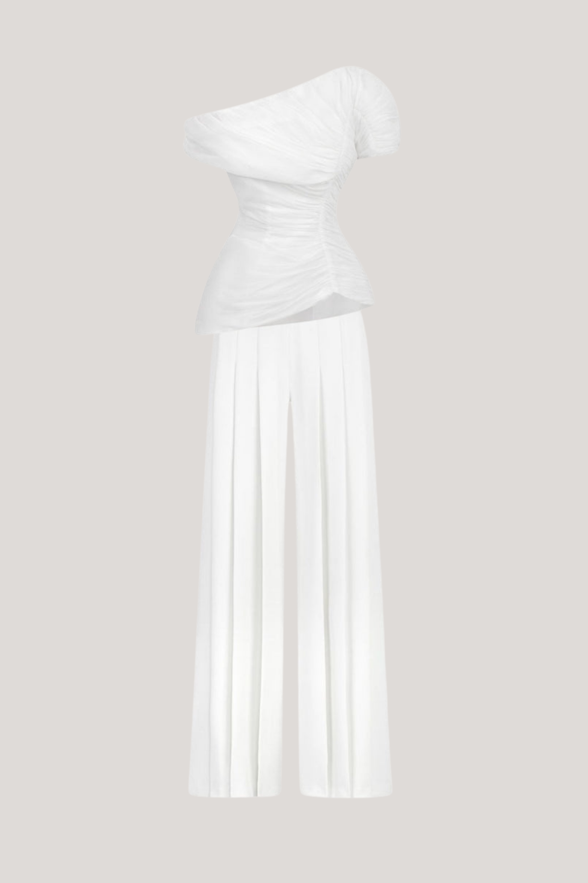 Waldo One Shoulder Pants Set