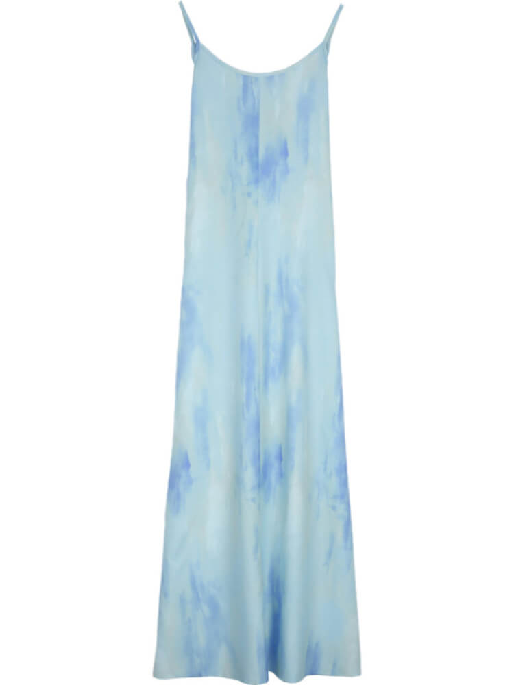 Watercolor Floral Bouquet Maxi Dress