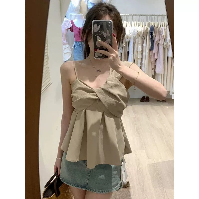 One-Shoulder Linen