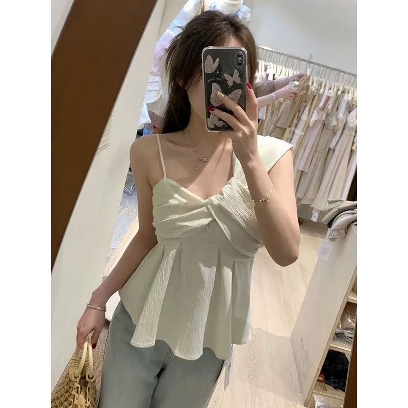 One-Shoulder Linen