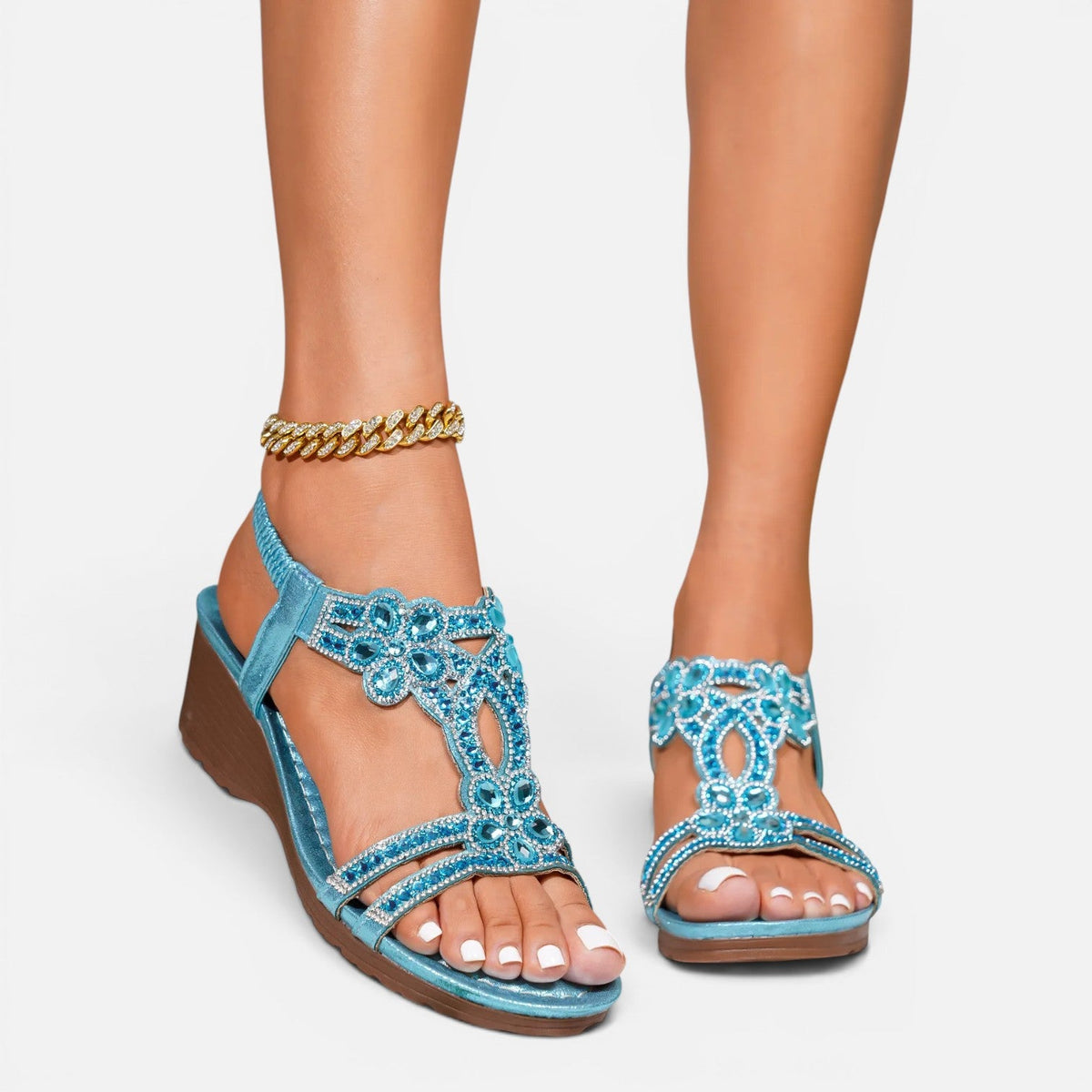 Maison Straver | Women’s Wedge Sandals Cushioned Sole Comfortable Walking