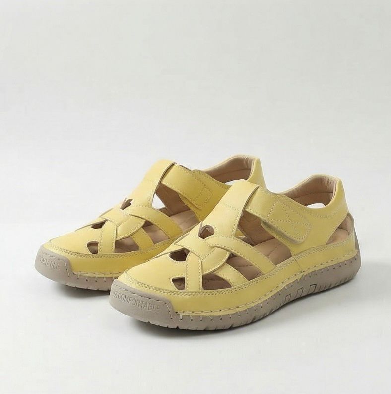 Closed Toe Cut Out Hook and Loop Fisherman Sandals 11