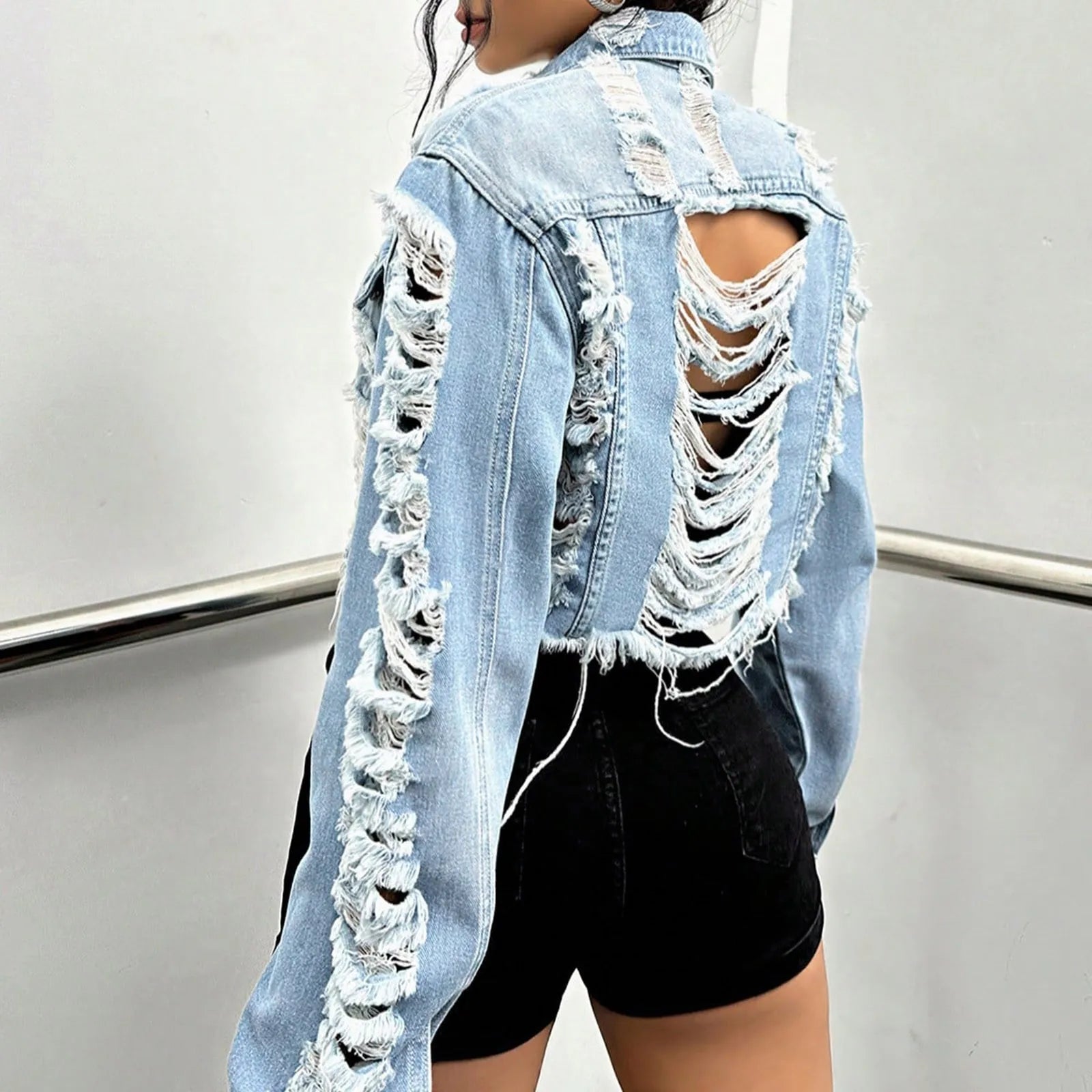 Distressed Denim Jeans