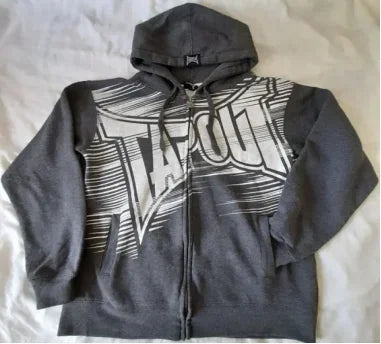 Gothic Skull Tribal Graphic Print Zip Up Hoodie 3
