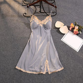 Summer V Neck Ruffle Short Sleeve Split Wrap Tie Waist Flowy Long Smocked Party Dress 7