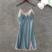 Summer V Neck Ruffle Short Sleeve Split Wrap Tie Waist Flowy Long Smocked Party Dress 12