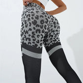Leopard Seamless Yoga Butt Lifting Outdoor Legging