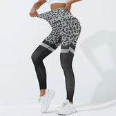 Leopard Seamless Yoga Butt Lifting Outdoor Legging