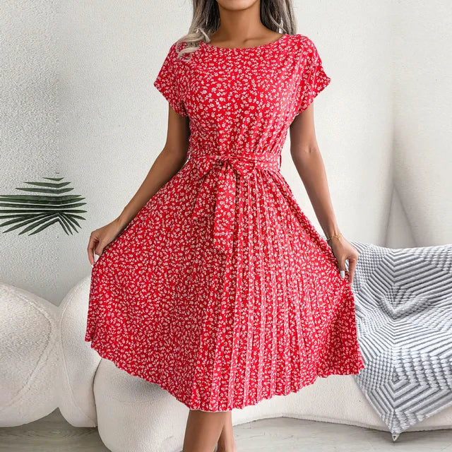 Floral Print Chiffon Strap Tiered Maxi Dress - View 9