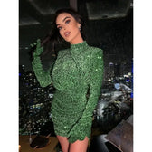 Bodycon Sequin Mini Dress