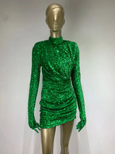 Bodycon Sequin Mini Dress