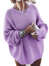 Simple Knit Elastic Sweater