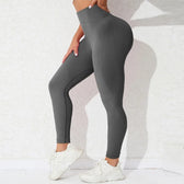 High Waist Seamless Butt Lift Knitting Gym Running Legging