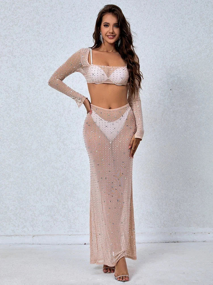 Sheer Mesh Dress
