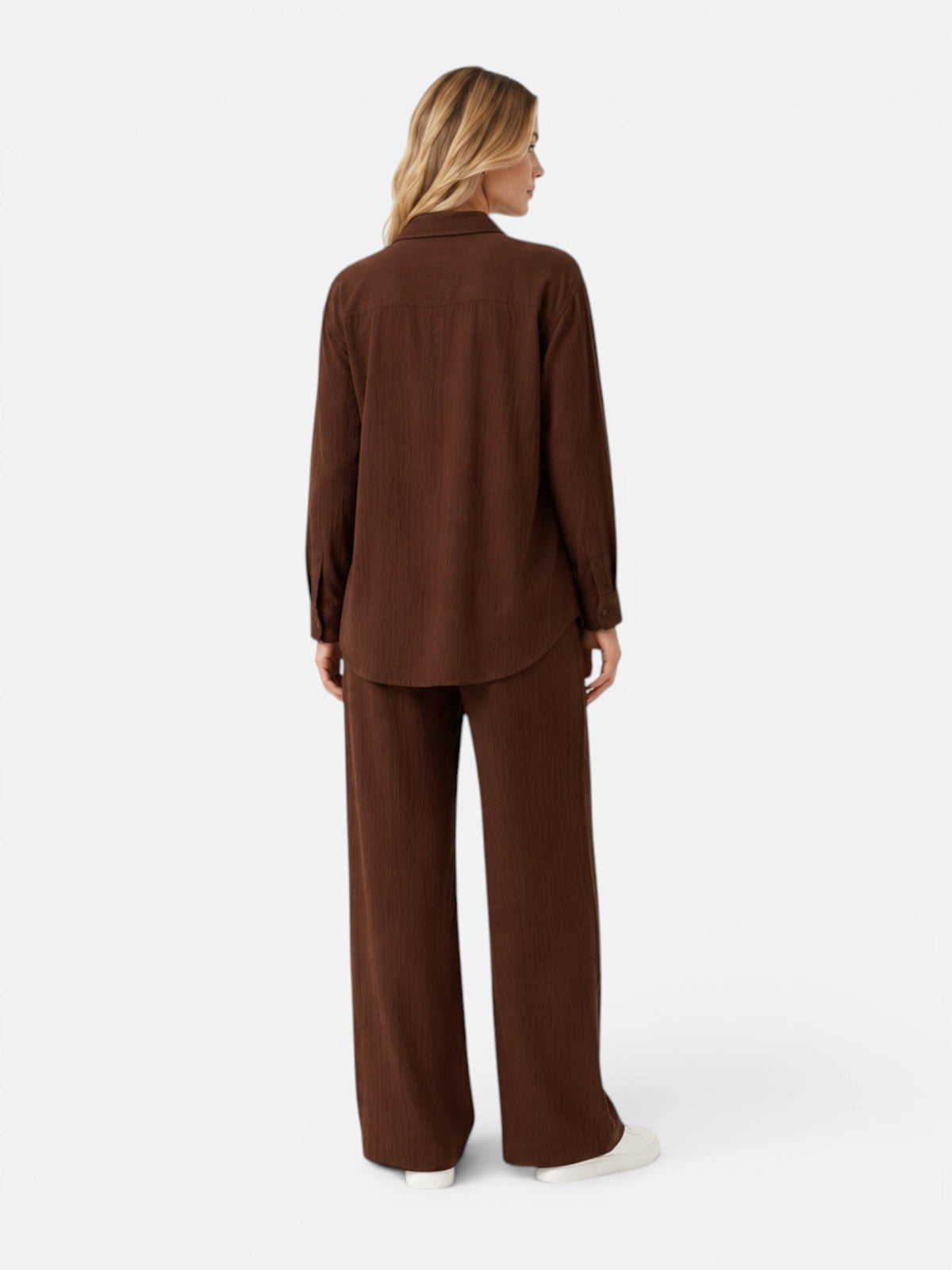 Women's Matching Two Piece Set – Wide Leg Lounge Outfit