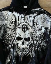 Skull Retro Zipper Hoodie