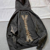 Cool Monochrome Dark Goth Hoodie
