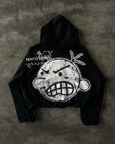 Cartoon Pattern Printed Hoodie