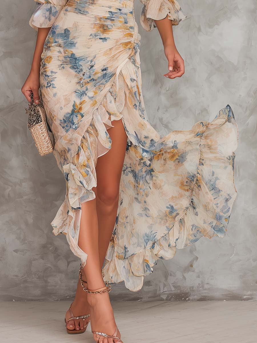 Audrey | Floral Maxi Dress