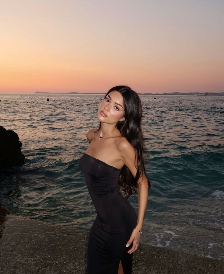 Black Strapless Slit Sheath Evening Dress Long Party Evening Gown cc1981