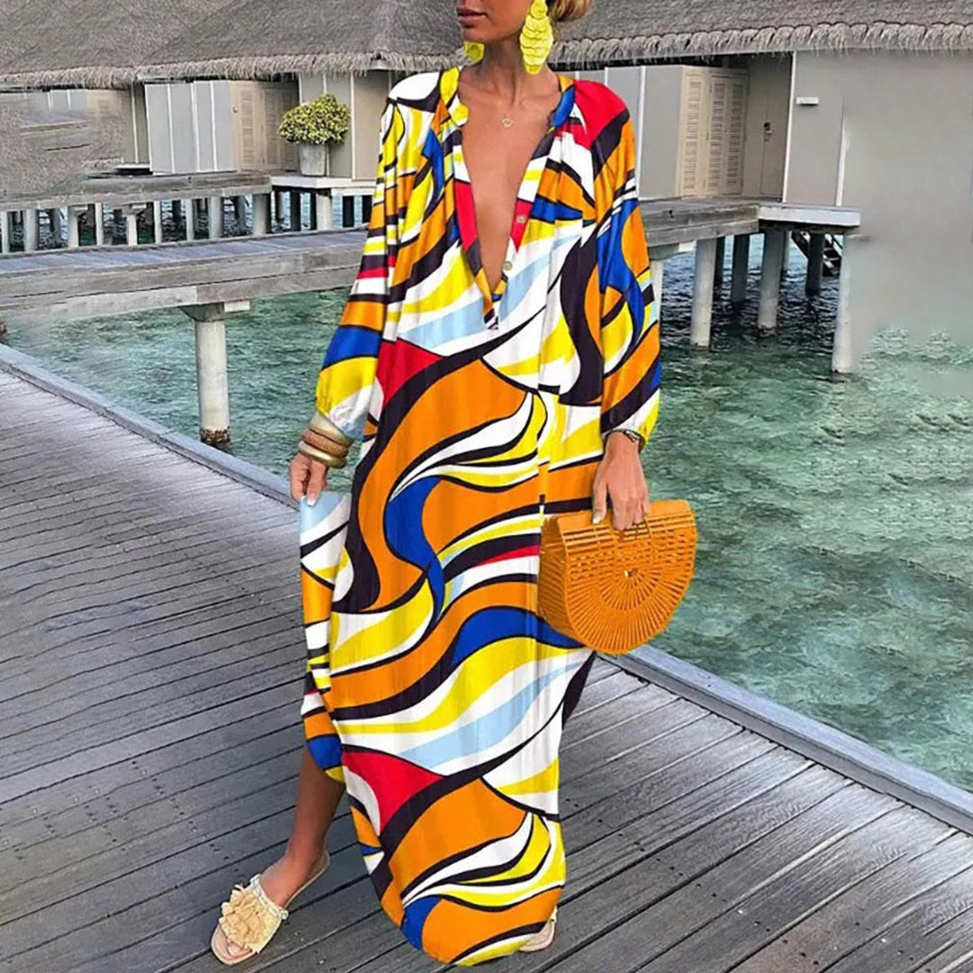 Adela Effortless Stylish Boho Dress Elevated Occasion Wear