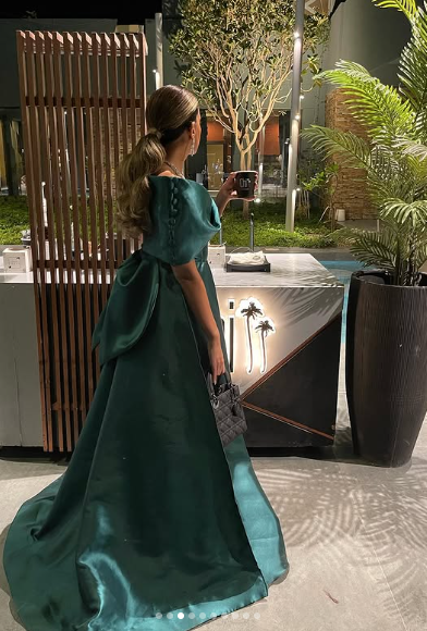 Charming Off The Shoulder Satin Evening Dress cc910