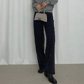 Loose High Waist Denim Straight Jeans