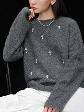 Gray Pullover Sweater