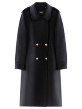 British Style Wool Red Coat Coats-241208