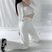 Casual Fashion Straight Leg Jeans