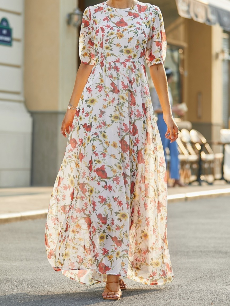 Ariane | Romantic Maxi Dress Multi