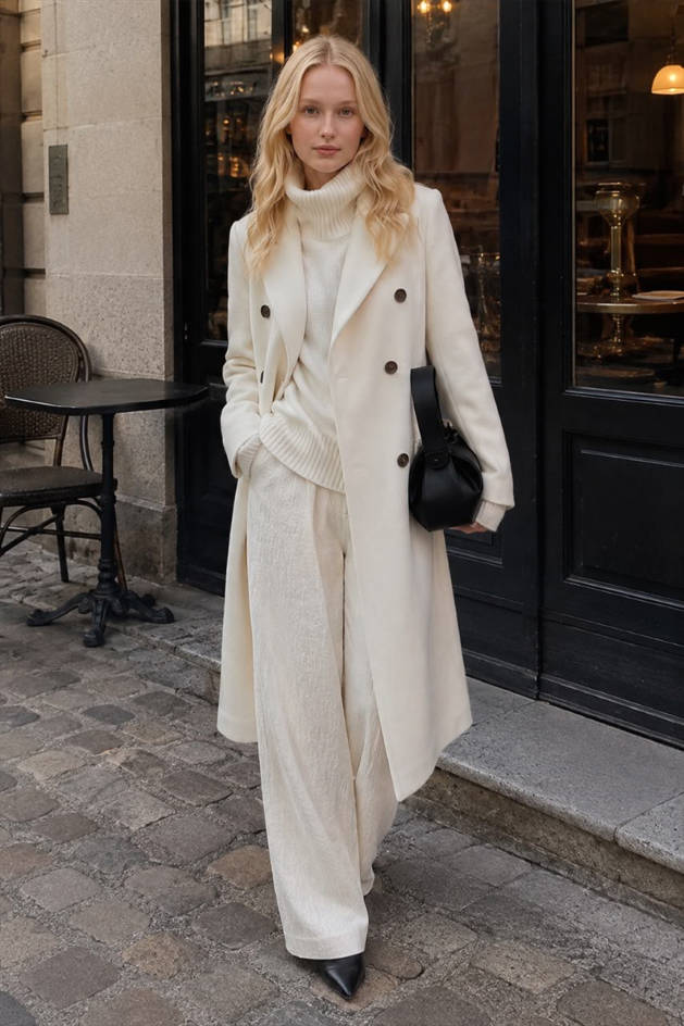 Double Breasted Slim Coat