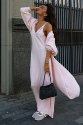 Oversized Faux Fur Duster Cardigan