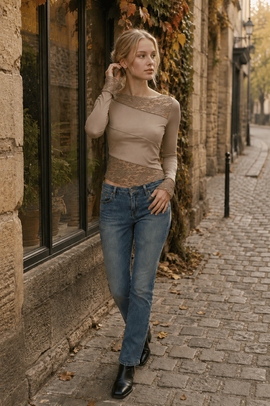 Lucca Long Stylish Sleeve Top