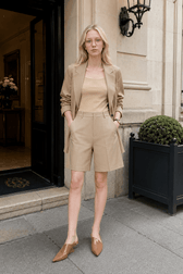 Minimalism Professional Style Solid Straight Casual Short