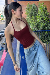 Ribbed Fitted Cami Top
