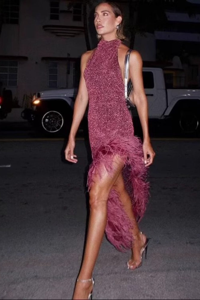 Halter-Neck Dress