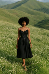 Luxurious Long Formal Party Elegant Evening Midi Dress