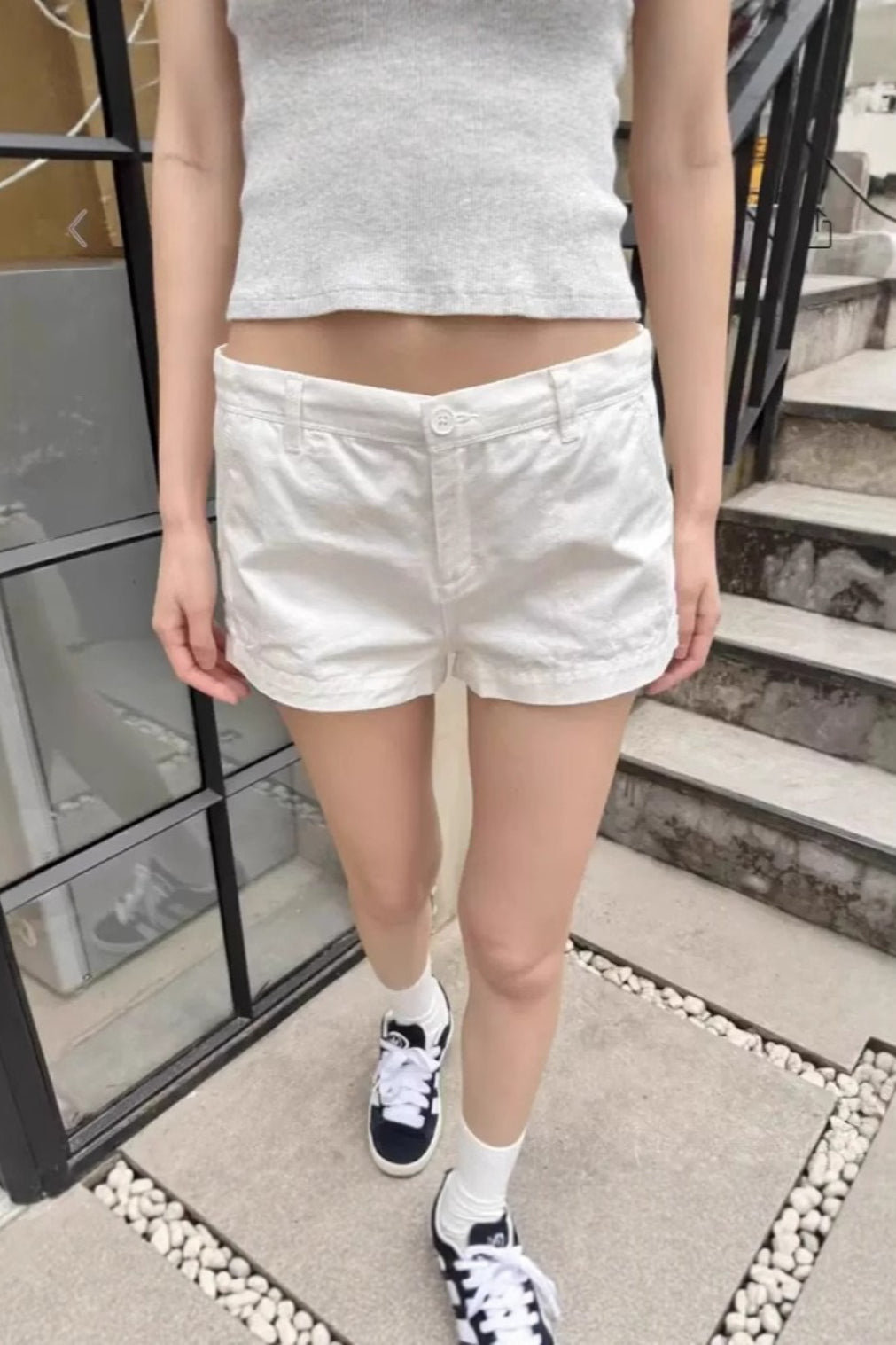 Y2K Utility Pocket High Rise Shorts
