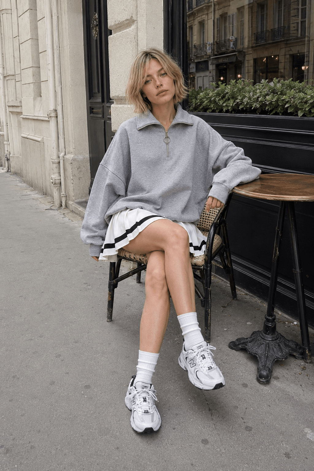 The Way To Trendy Go Zippered Sweatshirt
