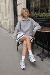 The Way To Trendy Go Zippered Sweatshirt