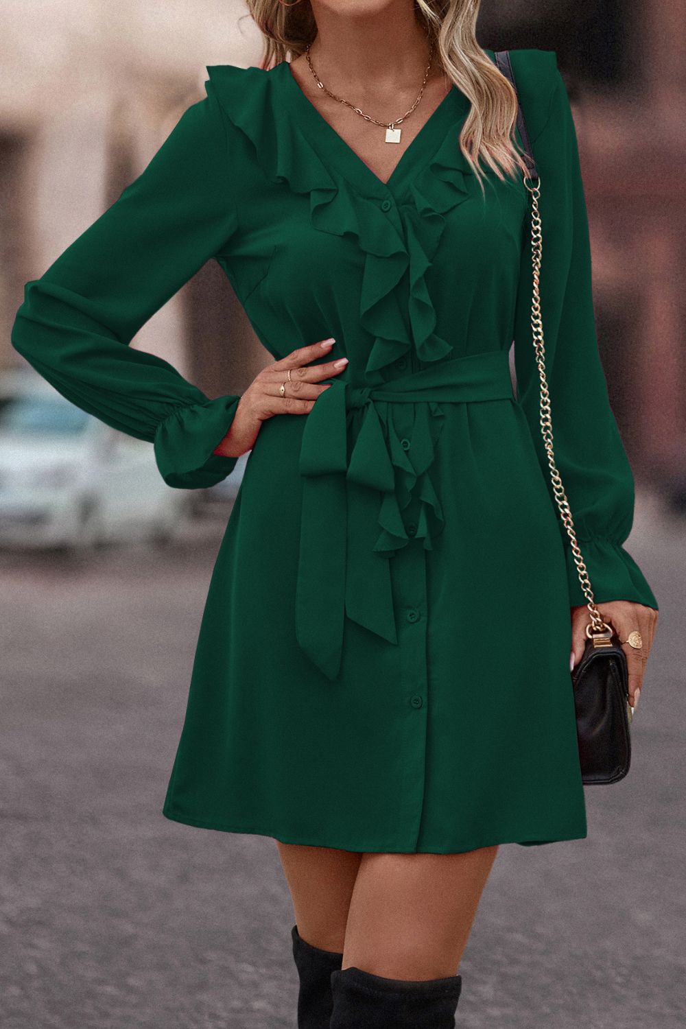 Sara Elegant And Casual Dress with Vintage Inspired Everyday Styling