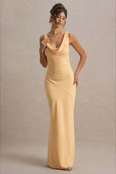 Elegant Satin Mermaid Backless Bodycon Dress 9